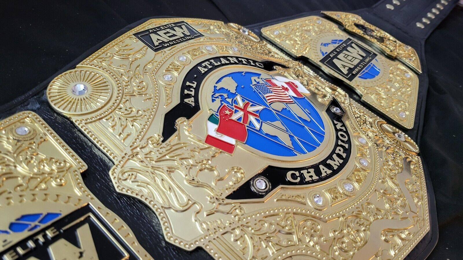 AEW All ATLANTIC CNC MADE CHAMPIONSHIP BELT