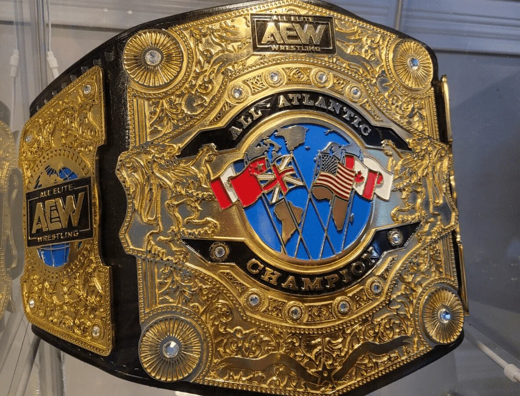 AEW All ATLANTIC CNC MADE CHAMPIONSHIP BELT