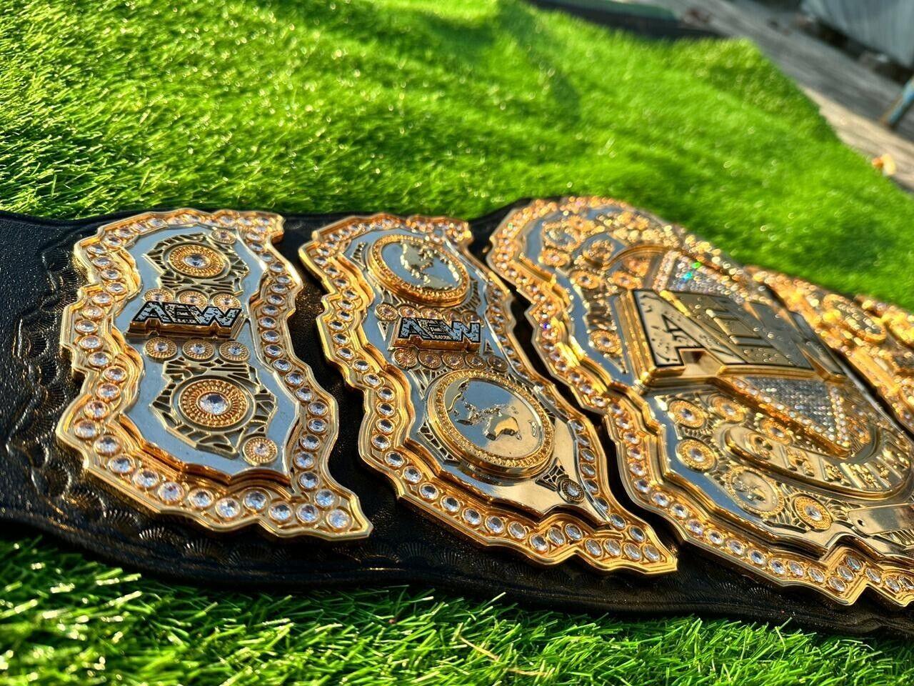 AEW CHAMPION HEAVYWEIGHT CNC MADE CHAMPIONSHIP BELT