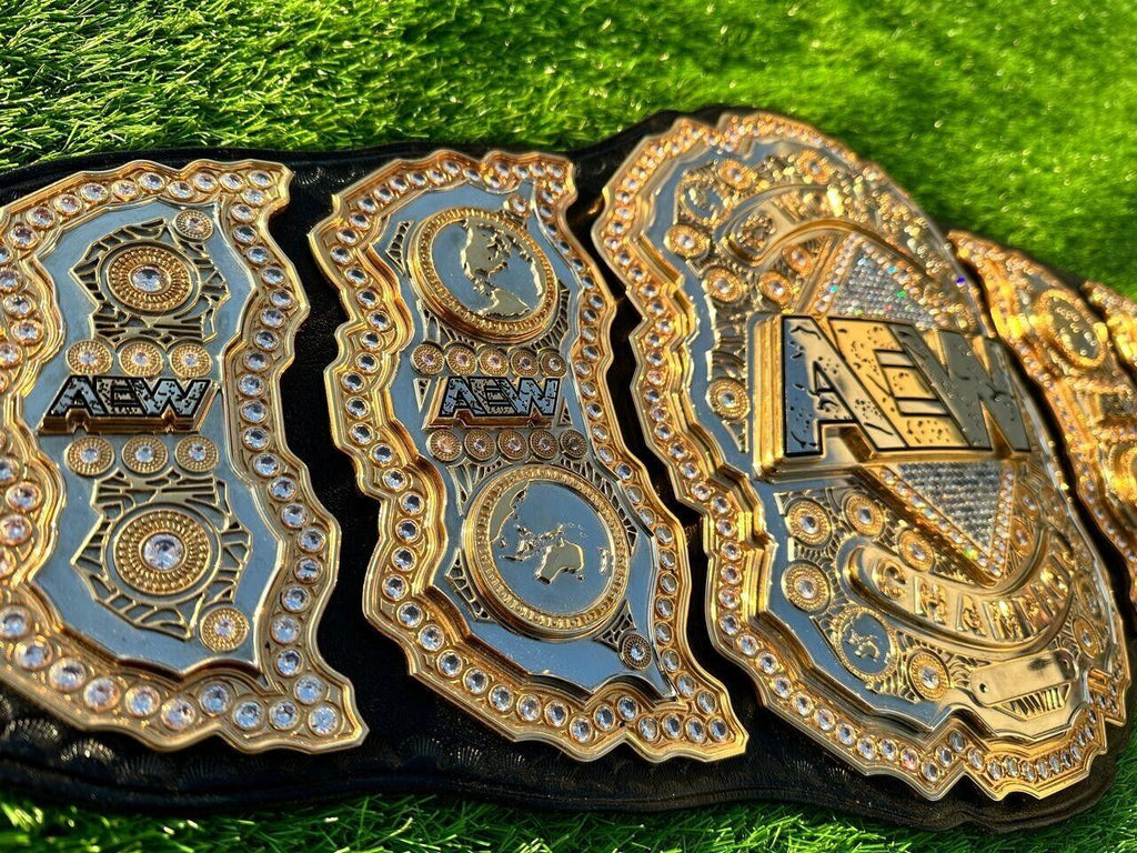AEW CHAMPION HEAVYWEIGHT CNC MADE CHAMPIONSHIP BELT