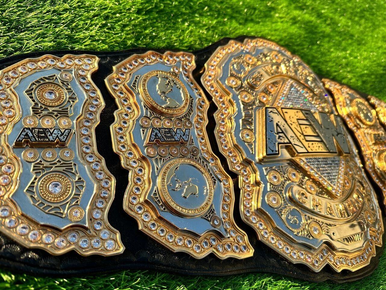 AEW CHAMPION HEAVYWEIGHT CNC MADE CHAMPIONSHIP BELT