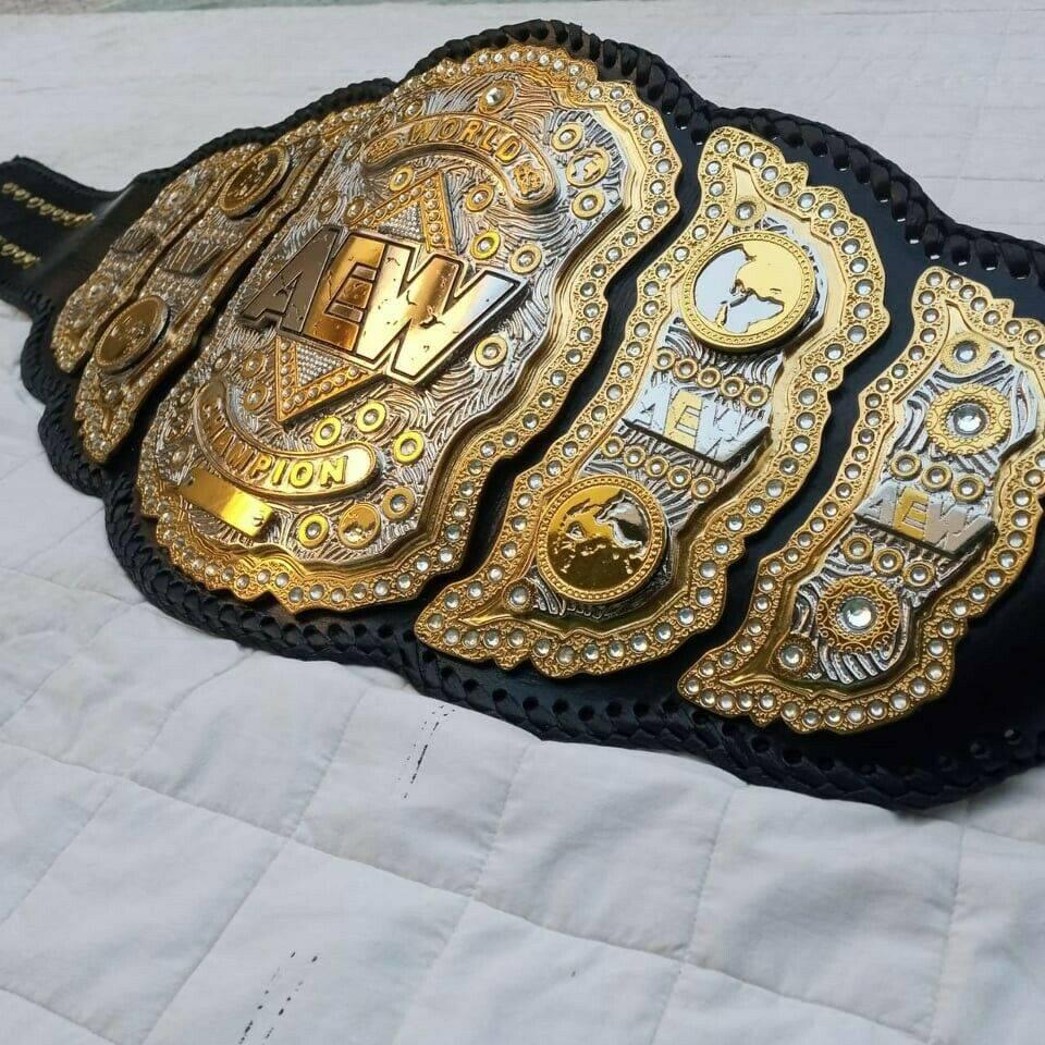 AEW HEAVYWEIGHT CHAMPIONSHIP BELT 24K GOLD REPLICA