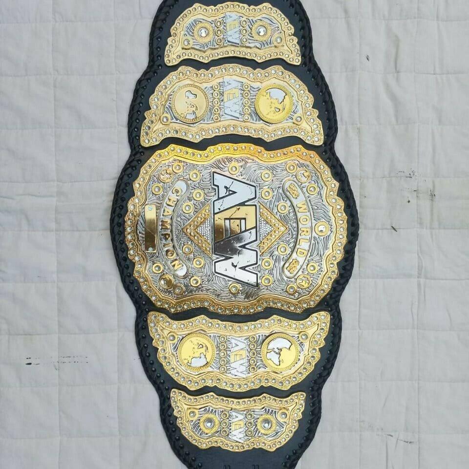 AEW HEAVYWEIGHT CHAMPIONSHIP BELT 24K GOLD REPLICA