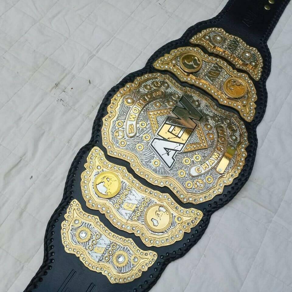 AEW HEAVYWEIGHT CHAMPIONSHIP BELT 24K GOLD REPLICA
