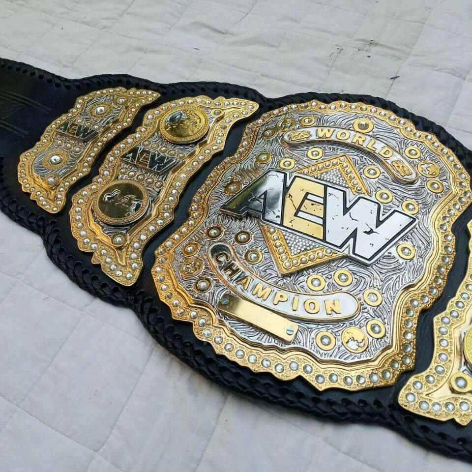 AEW HEAVYWEIGHT CHAMPIONSHIP BELT 24K GOLD REPLICA