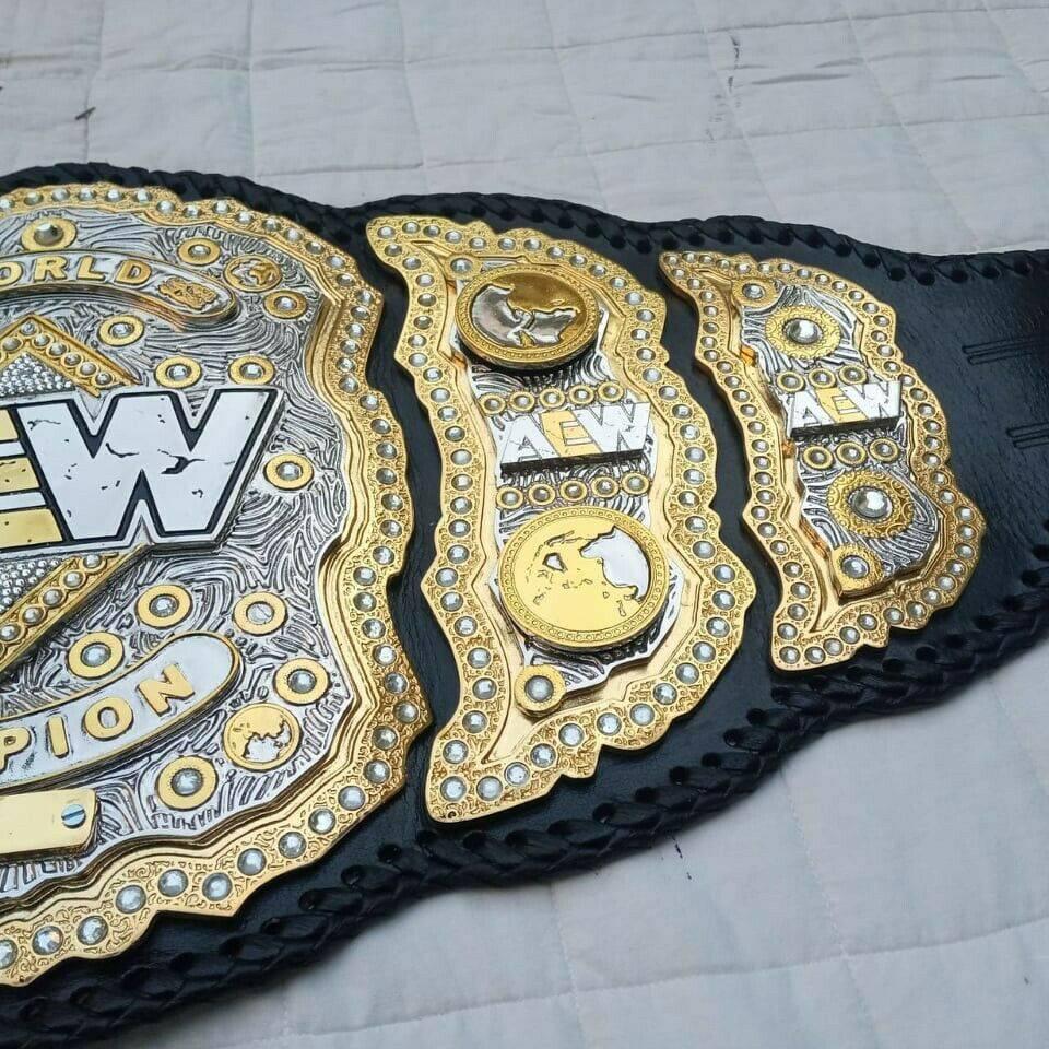 AEW HEAVYWEIGHT CHAMPIONSHIP BELT 24K GOLD REPLICA