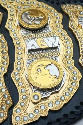 AEW HEAVYWEIGHT CHAMPIONSHIP BELT 24K GOLD REPLICA