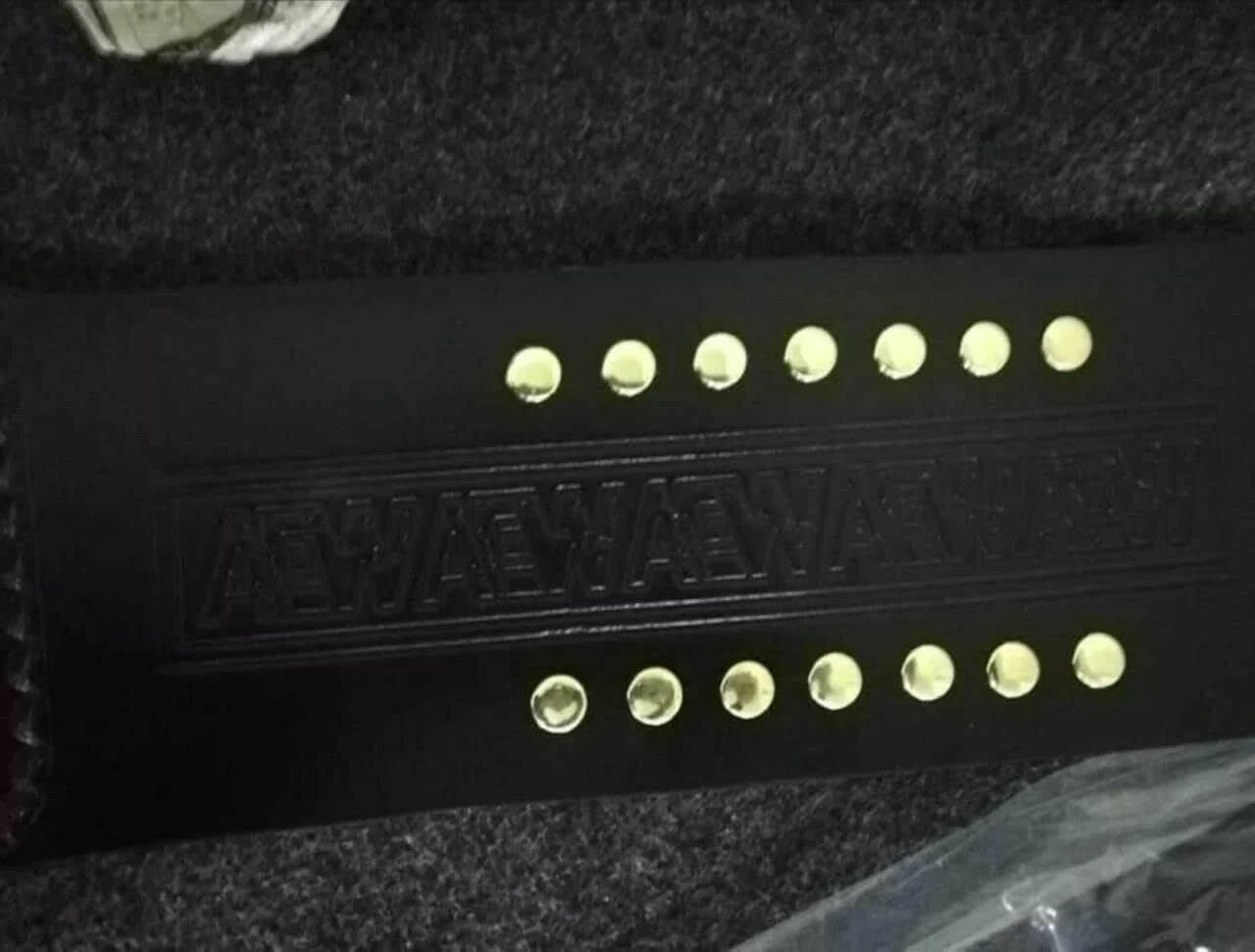 AEW HEAVYWEIGHT BRASS CHAMPIONSHIP BELT REPLICA