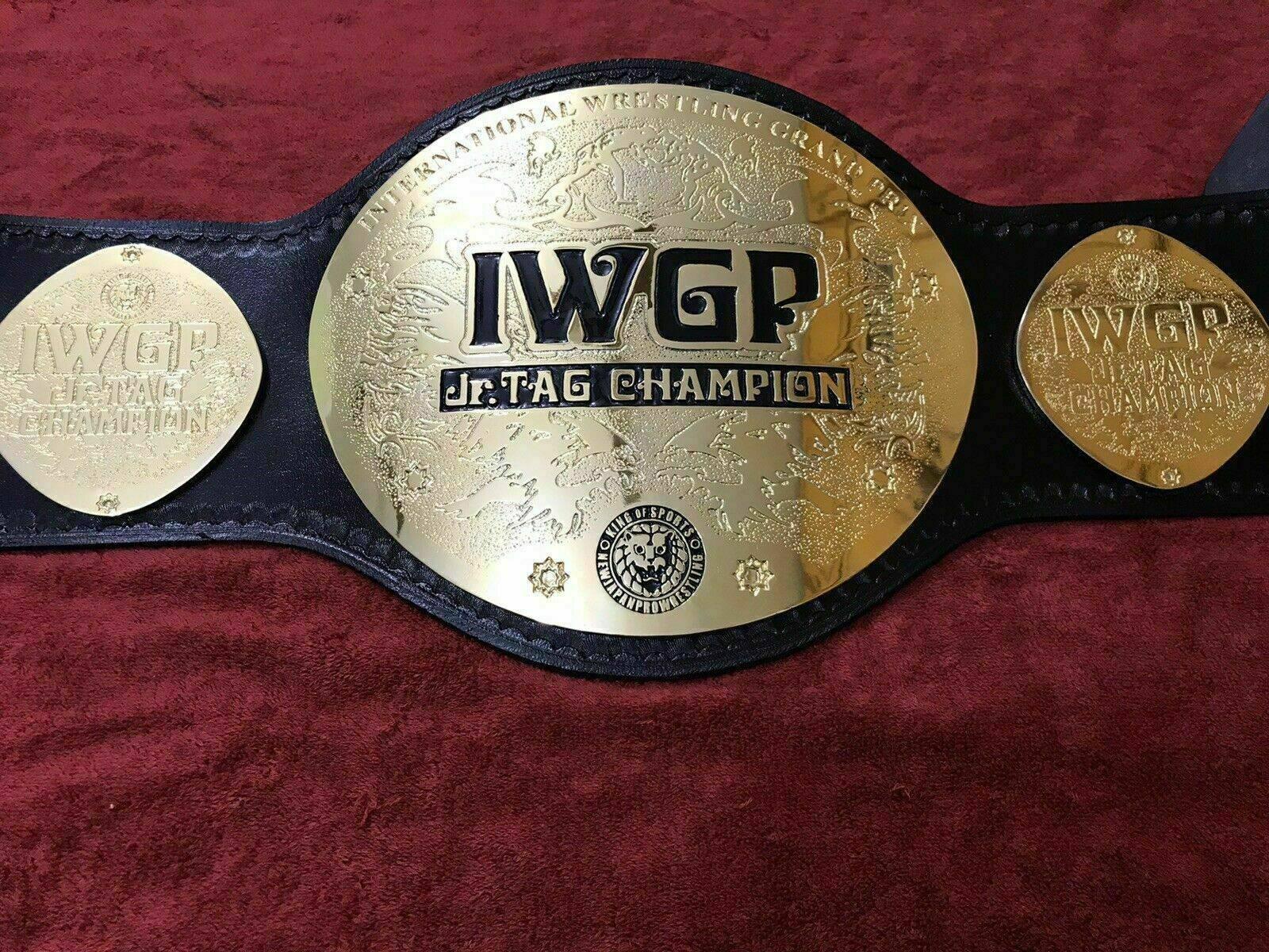 IWGP JR TAG TEAM 24K Gold Championship Belt
