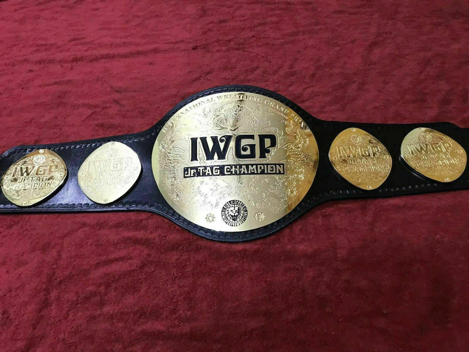 IWGP JR TAG TEAM 24K Gold Championship Belt