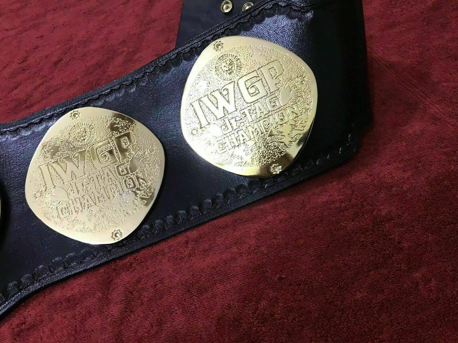 IWGP JR TAG TEAM 24K Gold Championship Belt