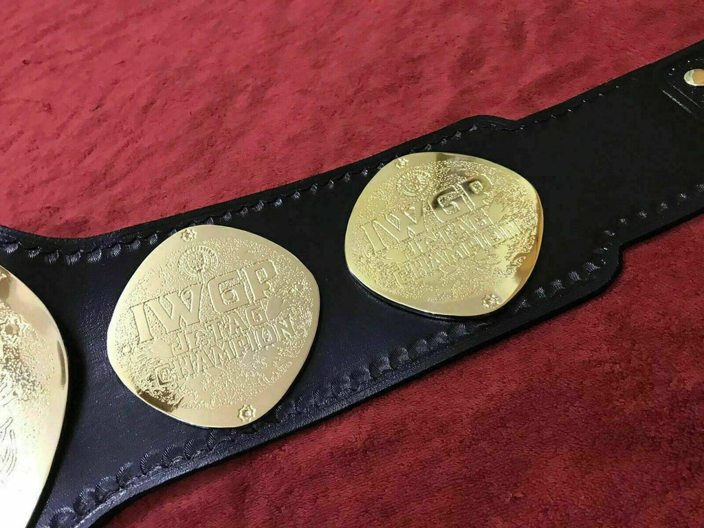 IWGP JR TAG TEAM 24K Gold Championship Belt