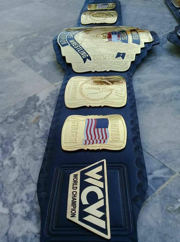 WCW United States Heavyweight Brass Championship Belt