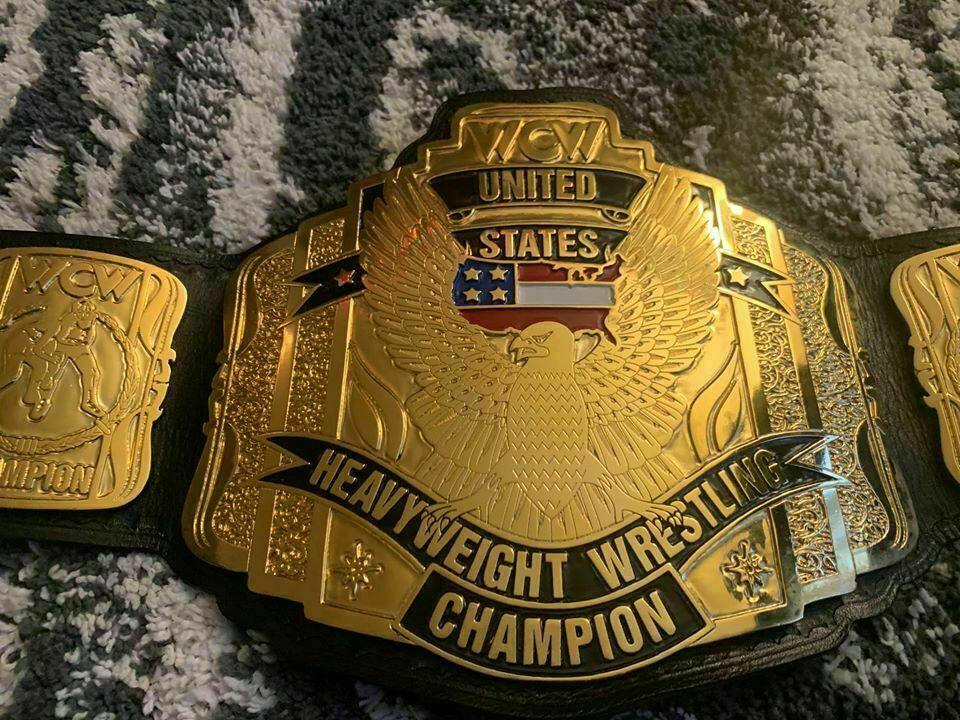 WCW United States Heavyweight Zinc Championship Belt
