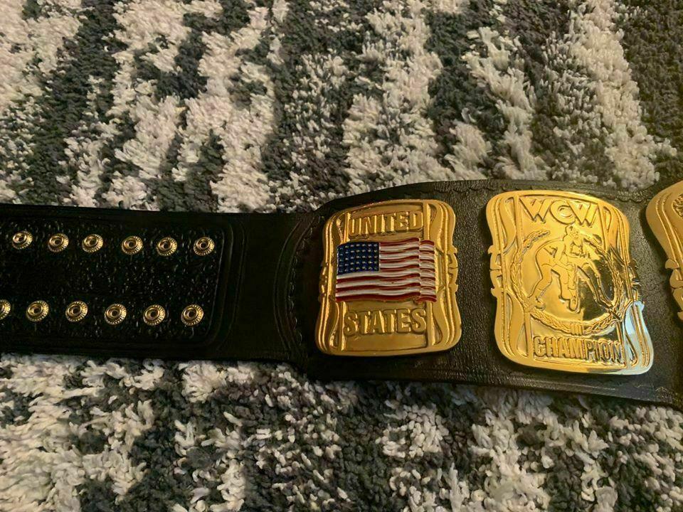 WCW United States Heavyweight Zinc Championship Belt