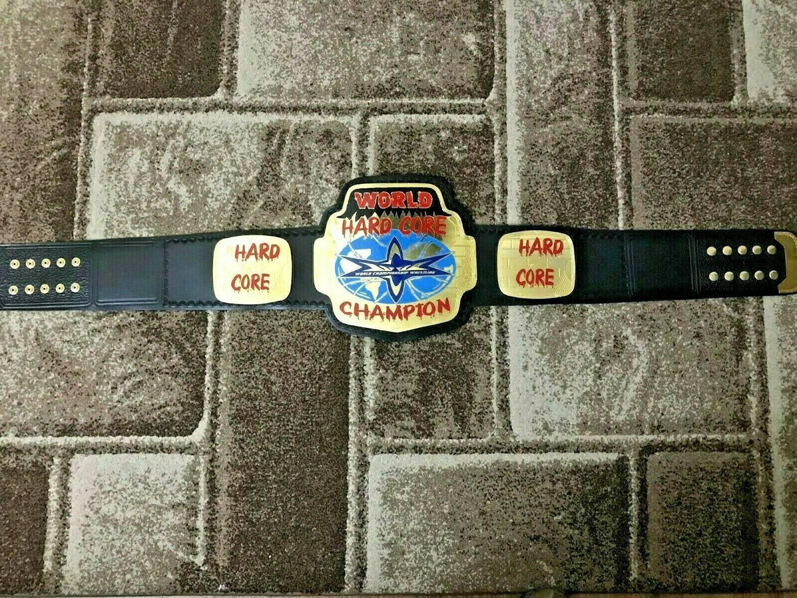 WCW World Hardcore Brass Championship Belt