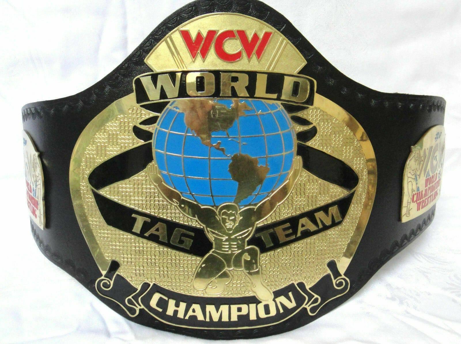 WCW World Tag Team Brass Championship Belt