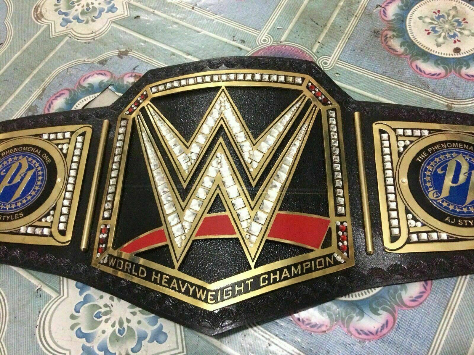 WWE World Heavyweight AJ Styles Championship Title Belt