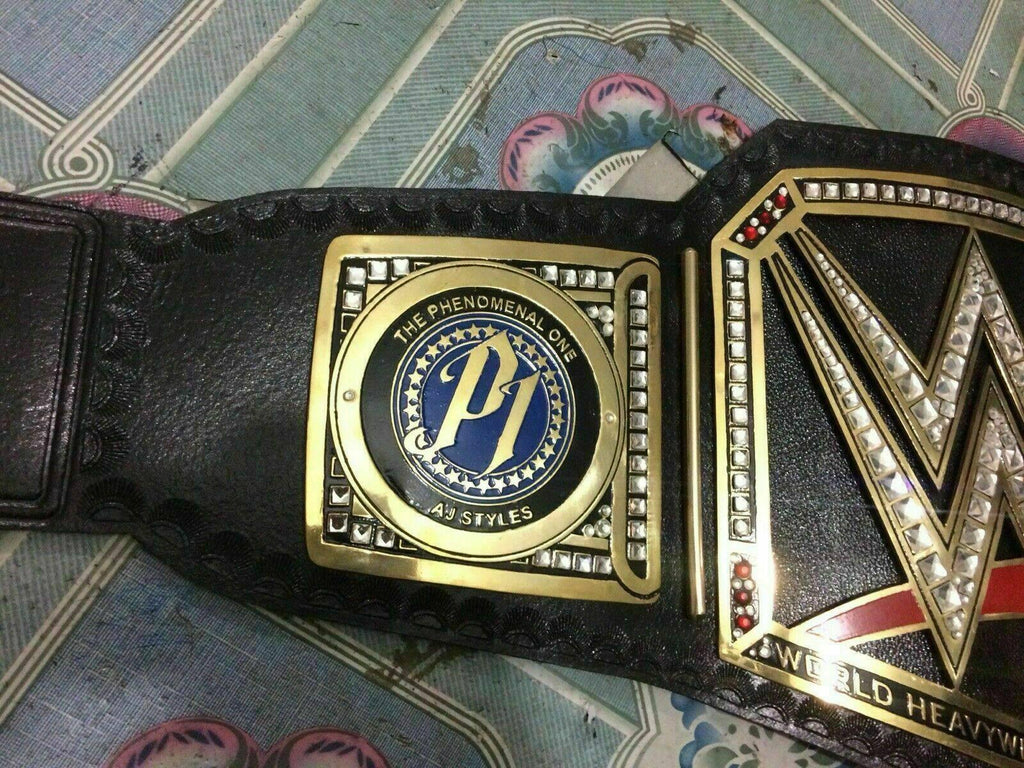 WWE World Heavyweight AJ Styles Championship Title Belt