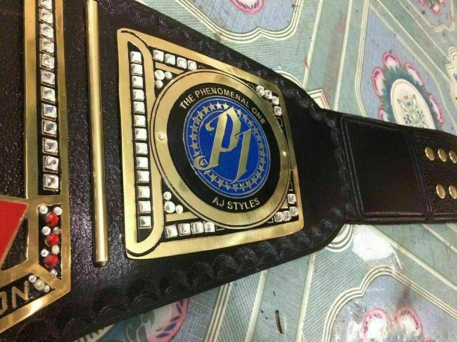 WWE World Heavyweight AJ Styles Championship Title Belt