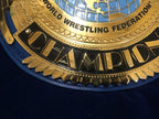 WWF Big Eagle Attitude Era 24K Gold Championship Title Belt