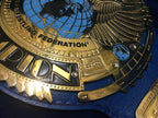 WWF Big Eagle Attitude Era 24K Gold Championship Title Belt